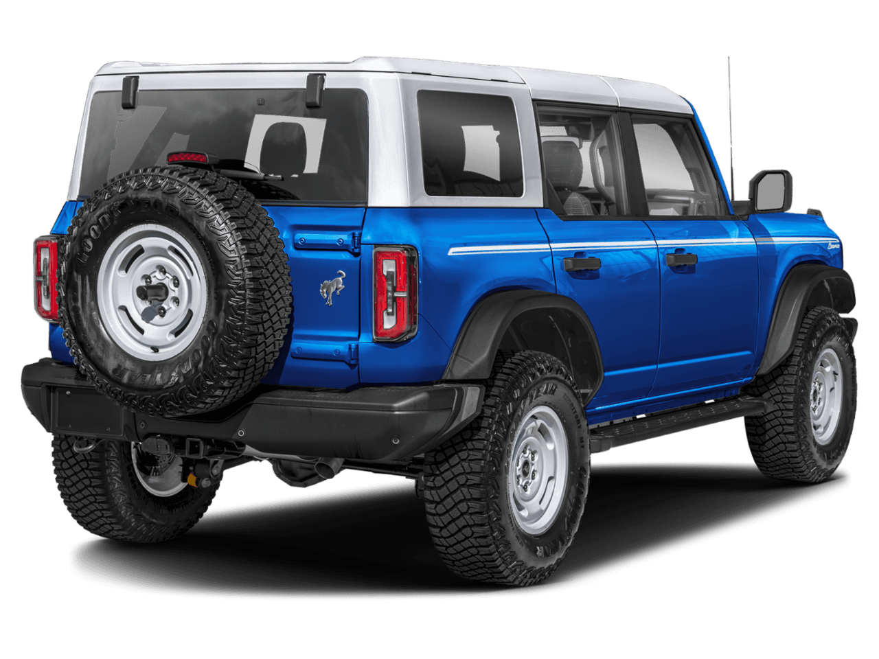 2026 Ford Bronco Heritage Edition - Rear 3/4, facing to the right