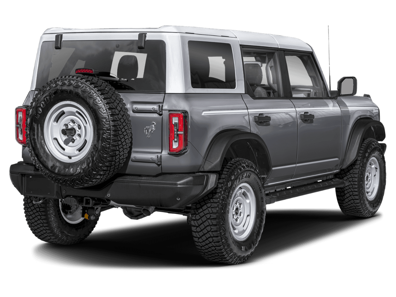 2026 Ford Bronco Heritage Edition - Rear 3/4, facing to the right