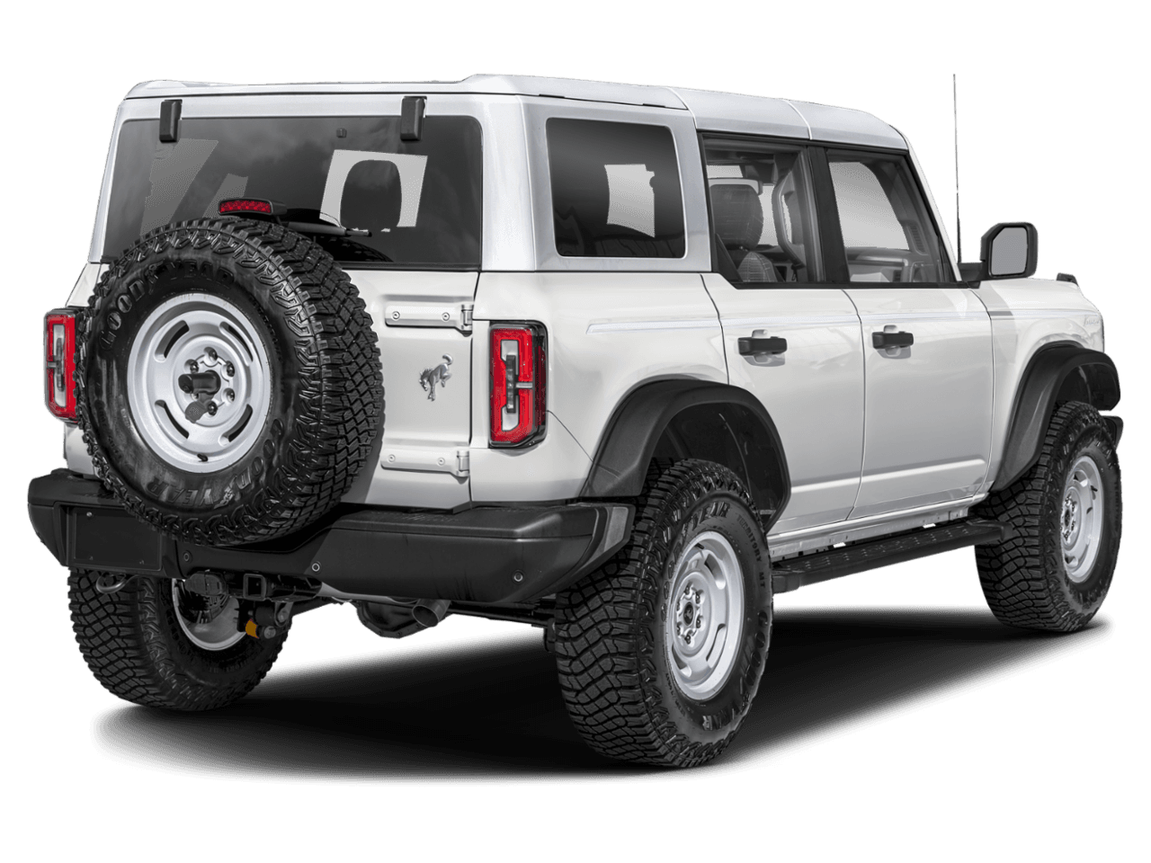2026 Ford Bronco Heritage Edition - Rear 3/4, facing to the right