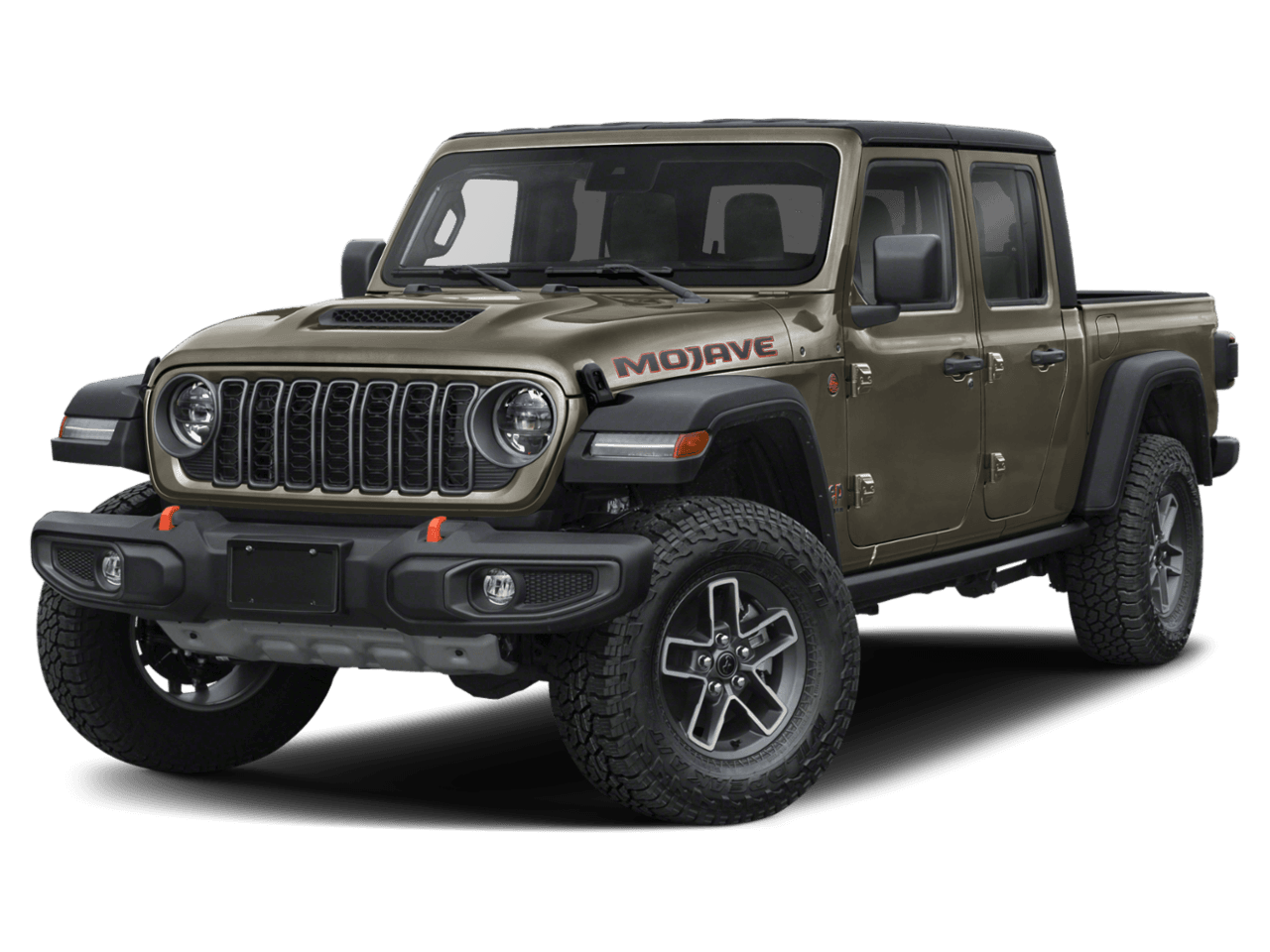 2026 Jeep Gladiator Mojave 4x4 - Front 3/4, facing to the left