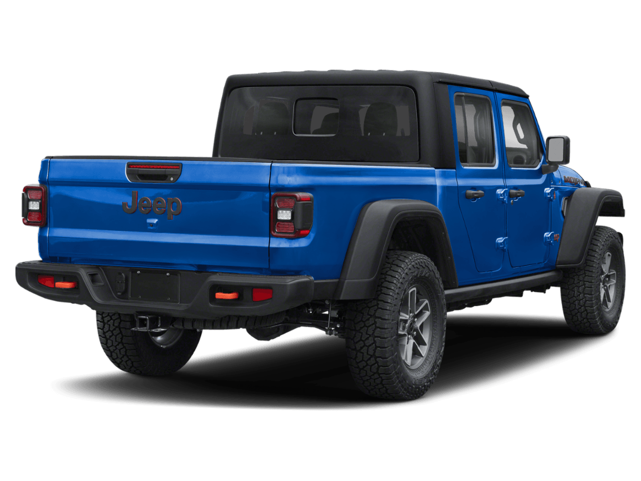 2026 Jeep Gladiator Mojave 4x4 - Rear 3/4, facing to the right