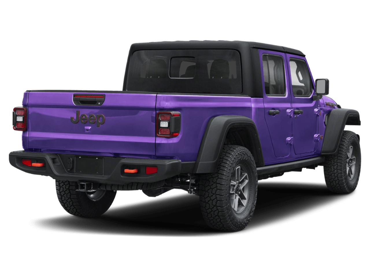 2026 Jeep Gladiator Mojave - Rear 3/4, facing to the right