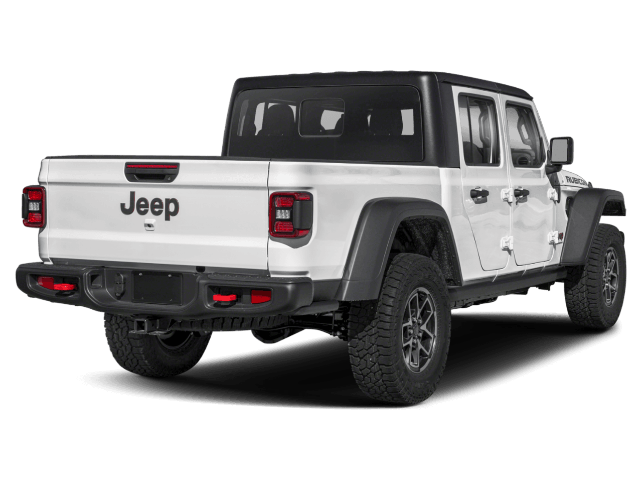 2026 Jeep Gladiator Rubicon - Rear 3/4, facing to the right