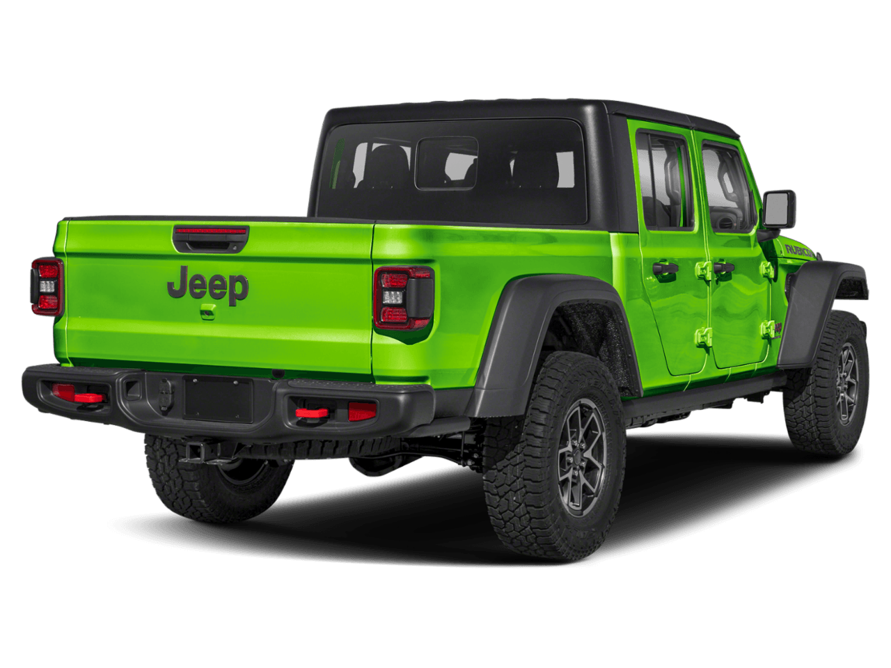 2026 Jeep Gladiator Rubicon - Rear 3/4, facing to the right