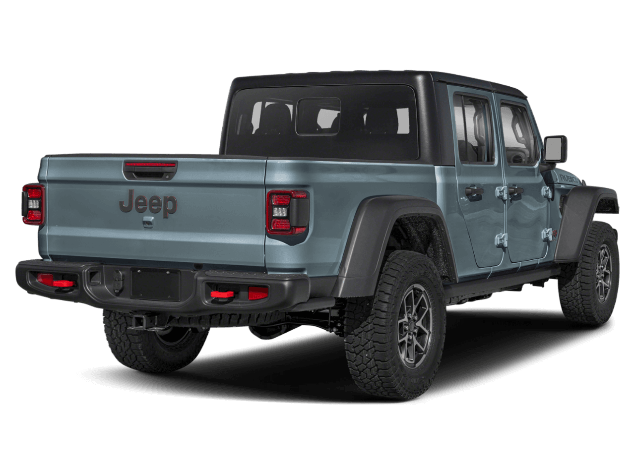 2026 Jeep Gladiator Rubicon X - Rear 3/4, facing to the right