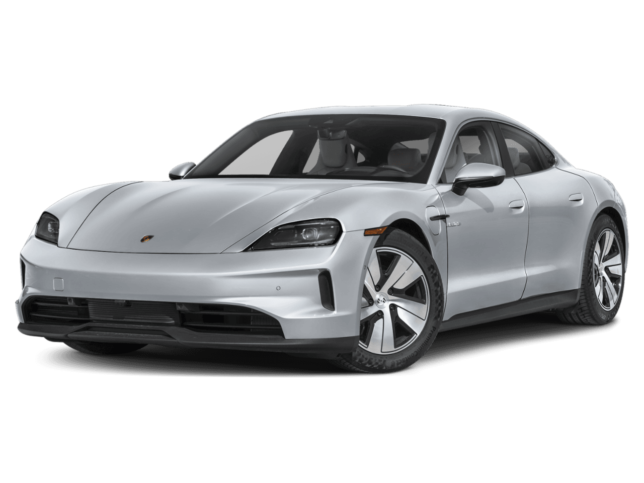 2026 Porsche Taycan 4S - Front 3/4, facing to the left