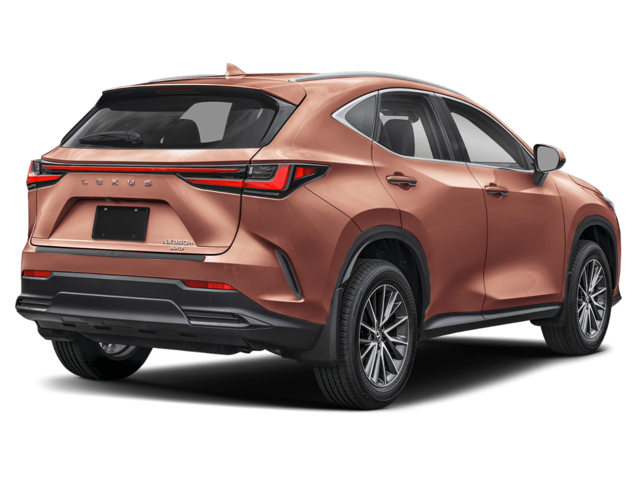 2026 Lexus NX NX 350h - Rear 3/4, facing to the right