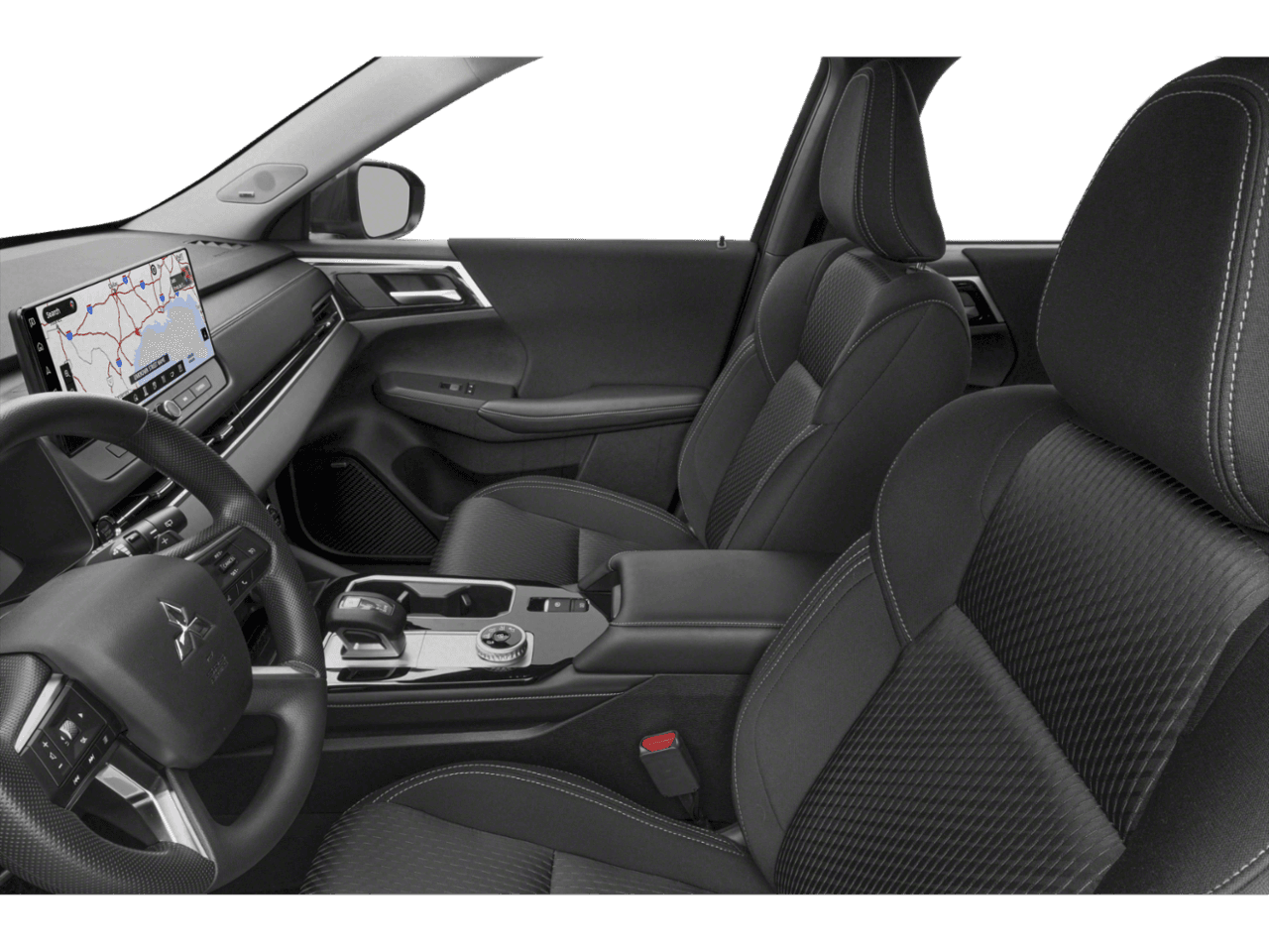 2026 Mitsubishi Outlander ES - Interior Driver's Side with Door Open, Front Seat Feature