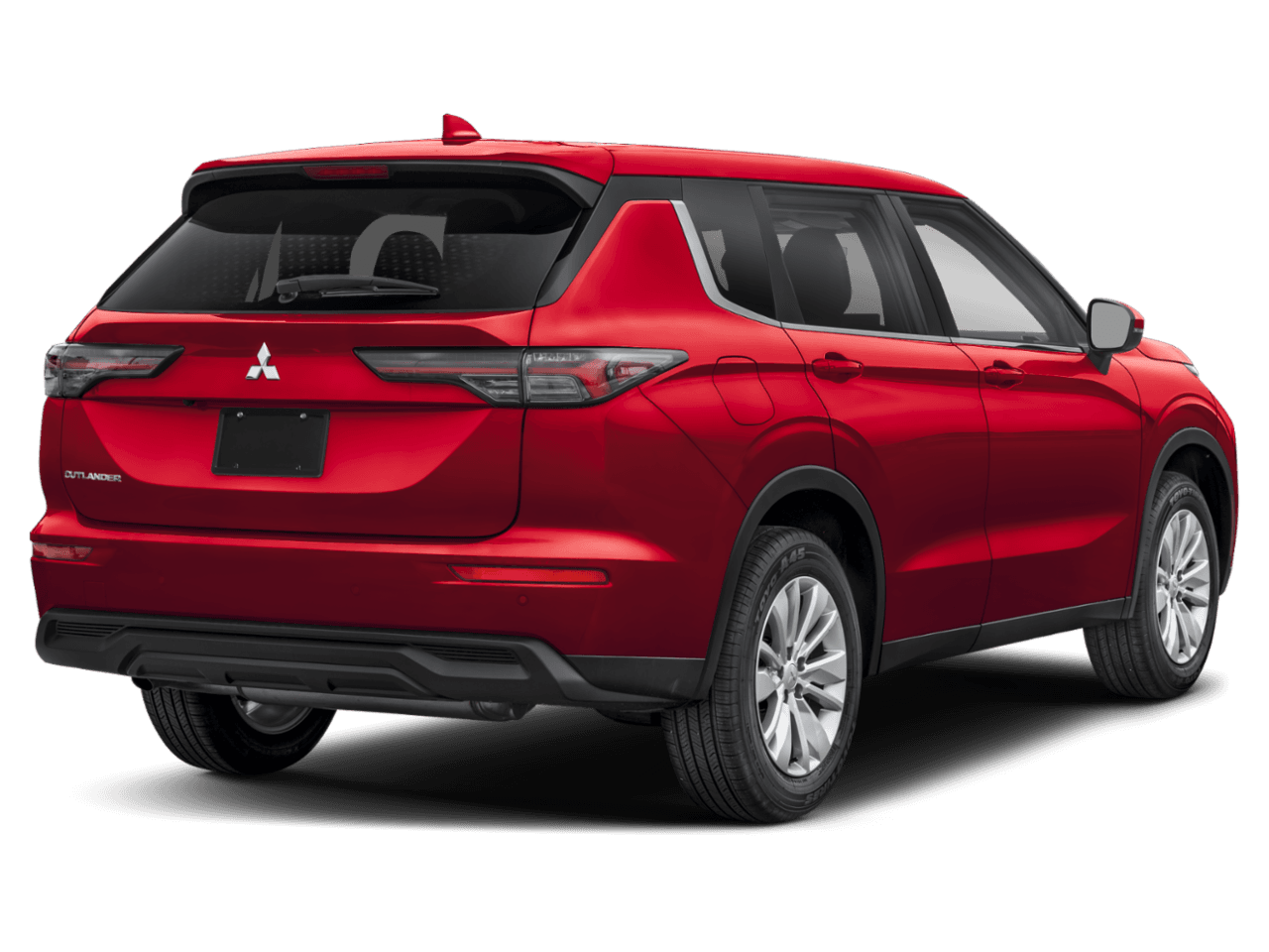 2026 Mitsubishi Outlander ES - Rear 3/4, facing to the right