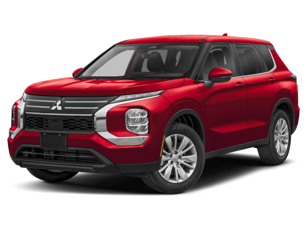 2026 Mitsubishi Outlander ES - Front 3/4, facing to the left