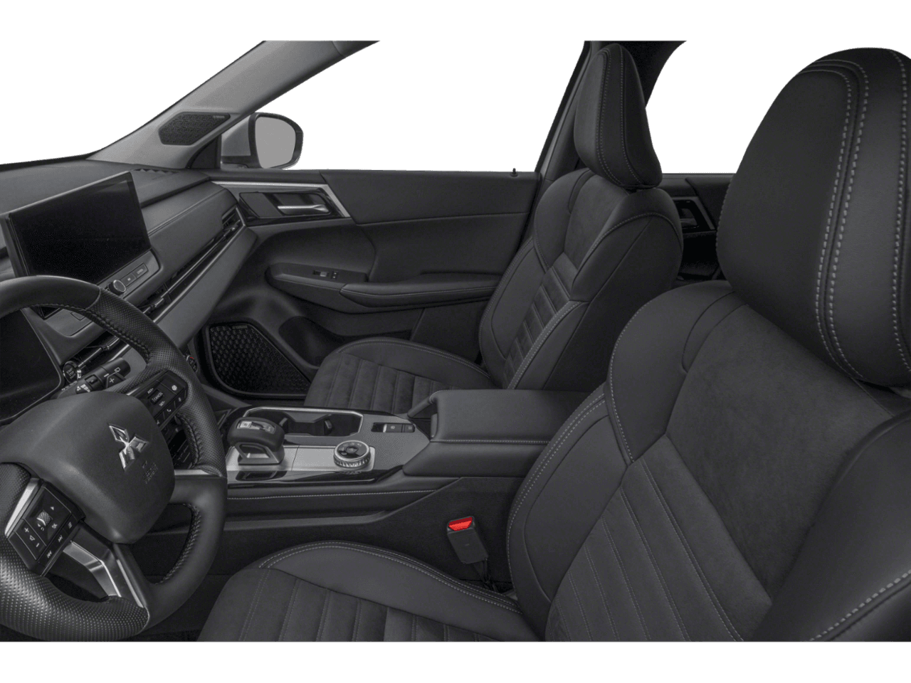 2026 Mitsubishi Outlander SE - Interior Driver's Side with Door Open, Front Seat Feature