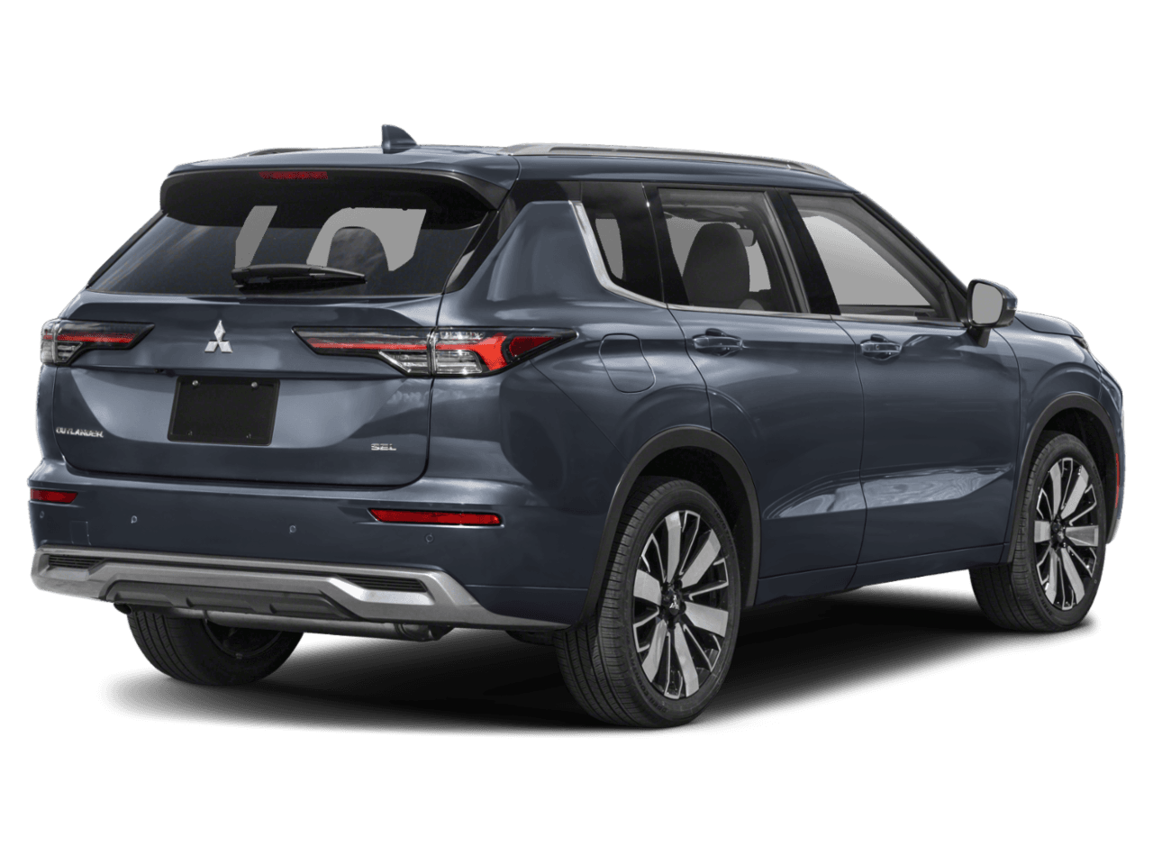 2026 Mitsubishi Outlander SEL - Rear 3/4, facing to the right