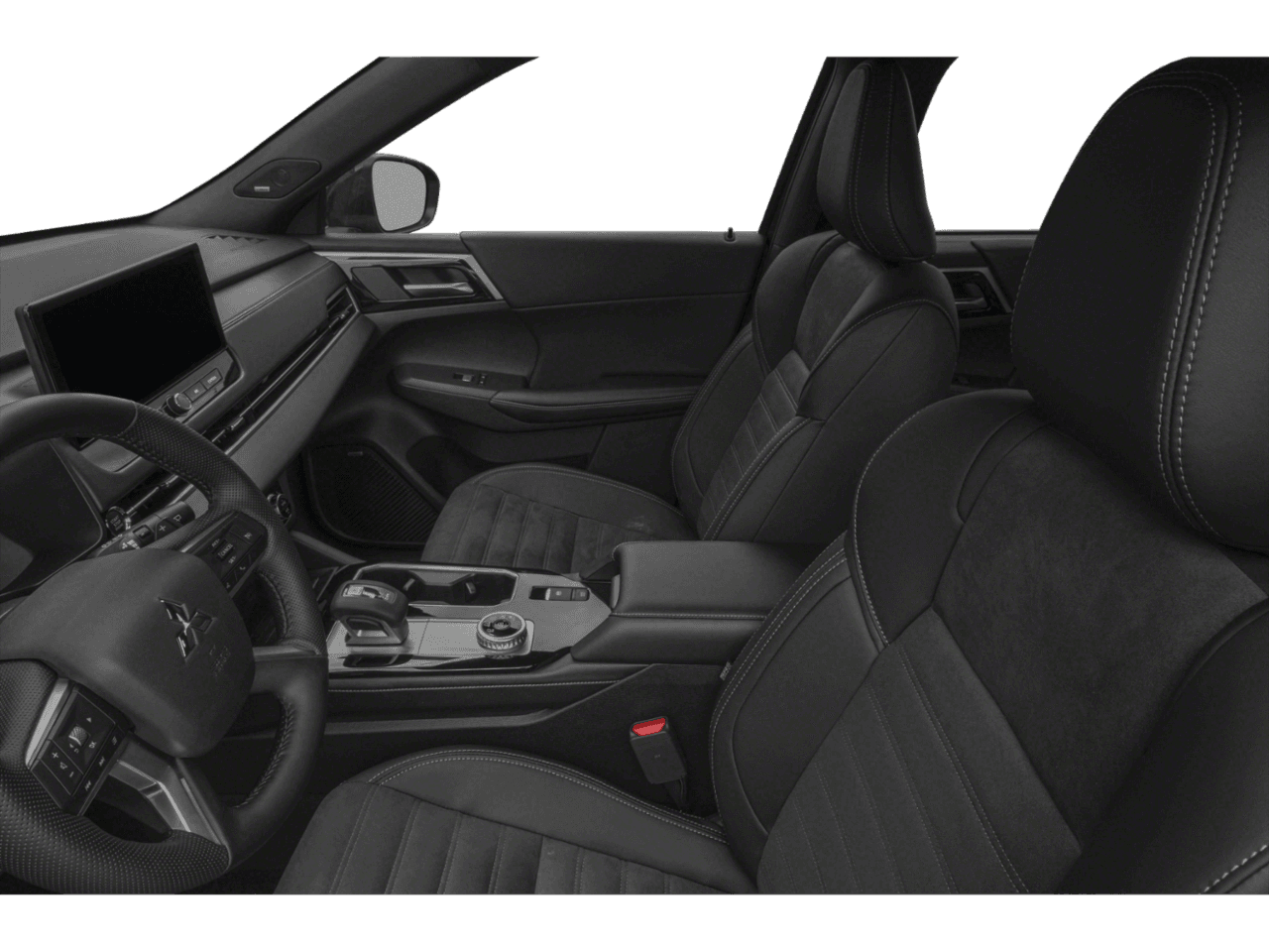 2026 Mitsubishi Outlander LE - Interior Driver's Side with Door Open, Front Seat Feature