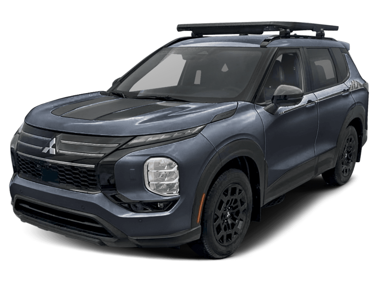 2026 Mitsubishi Outlander Ralliart - Front 3/4, facing to the left