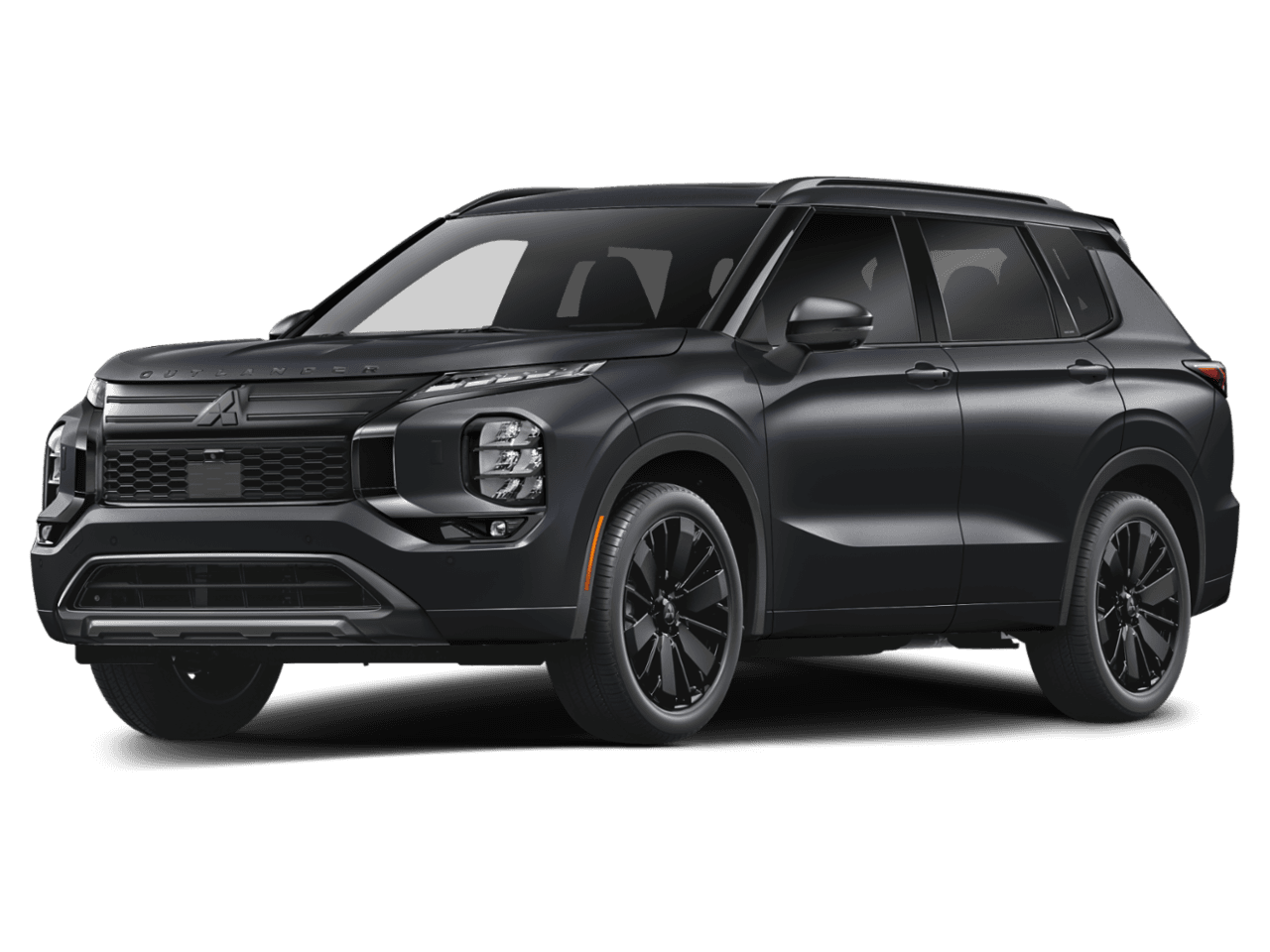 2026 Mitsubishi Outlander Black Edition - Front 3/4, facing to the left