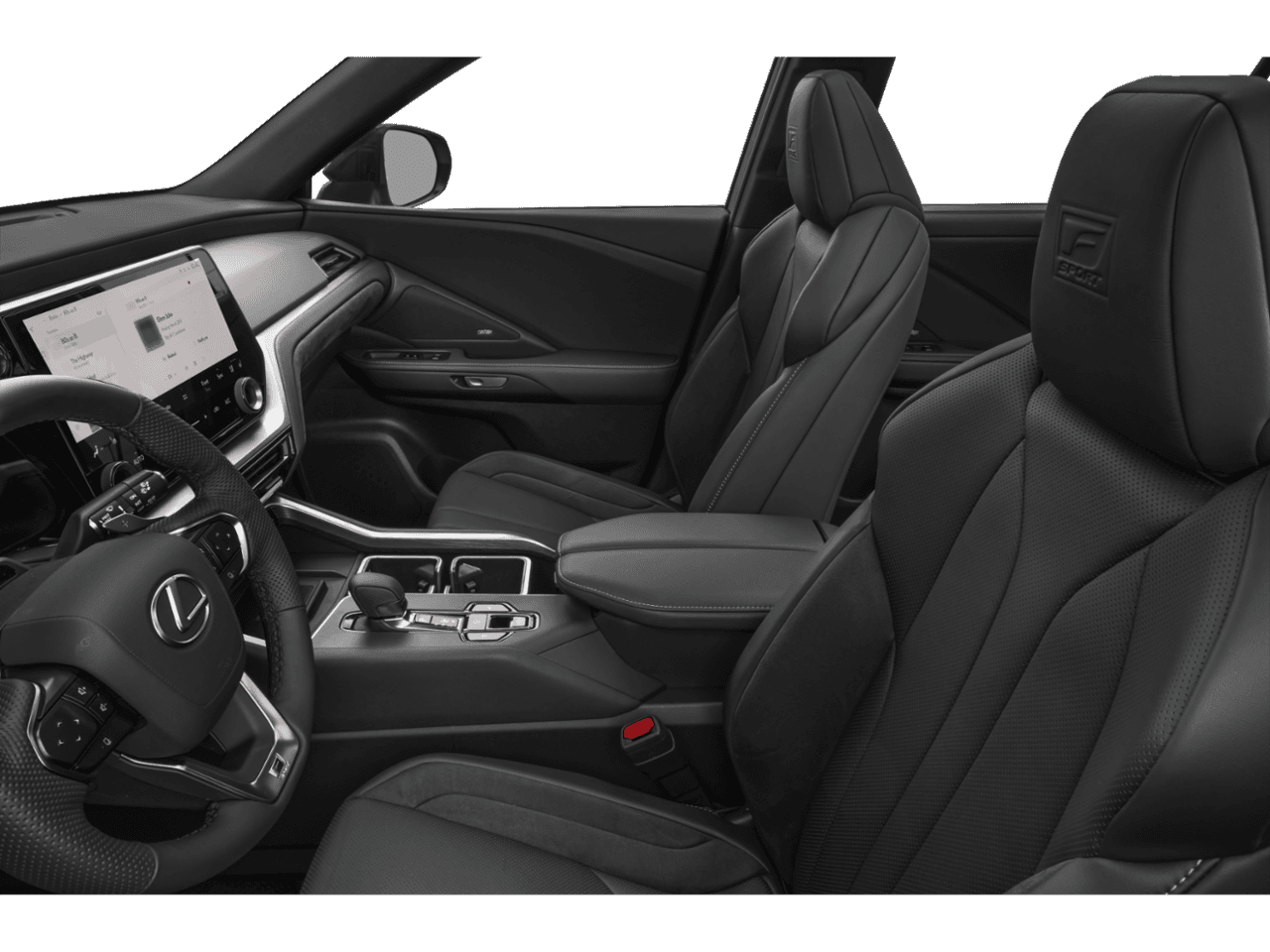 2026 Lexus TX TX 500h F SPORT Performance Premium - Interior Driver's Side with Door Open, Front Seat Feature