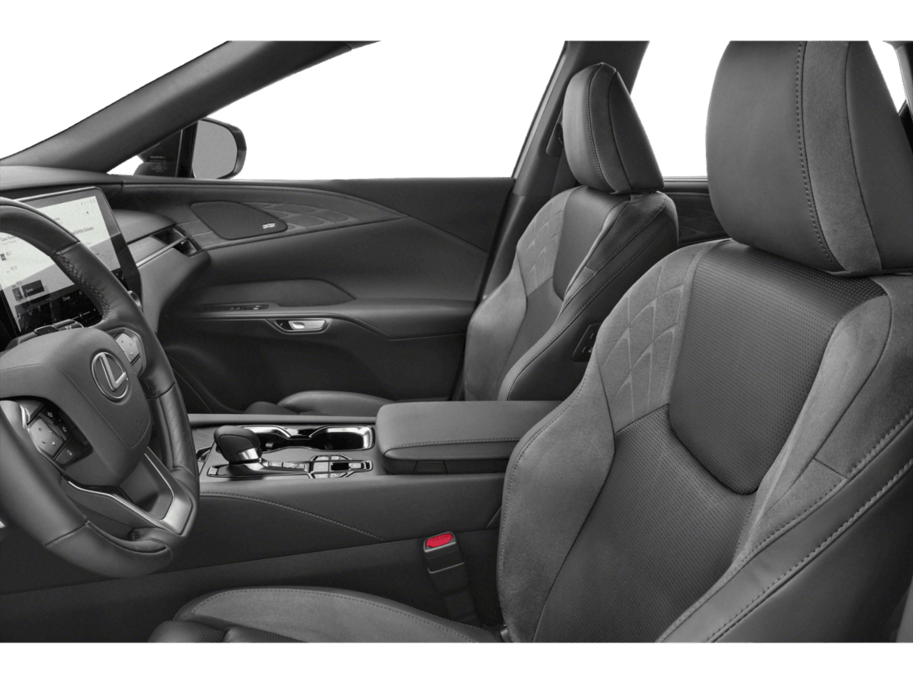 2026 Lexus RX RX 450h+ Premium - Interior Driver's Side with Door Open, Front Seat Feature