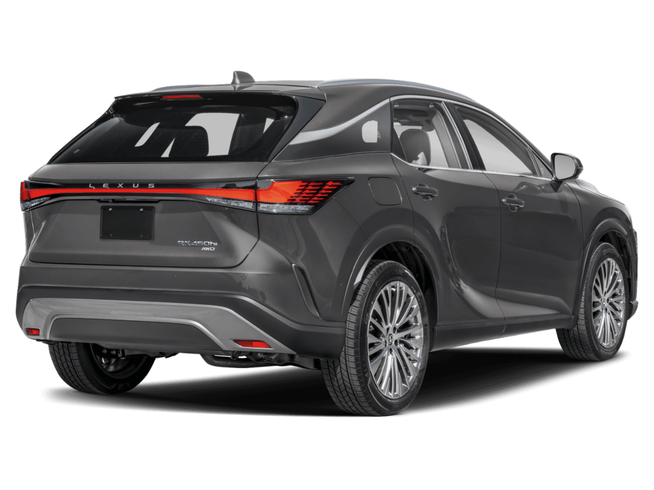 2026 Lexus RX RX 450h+ Premium - Rear 3/4, facing to the right