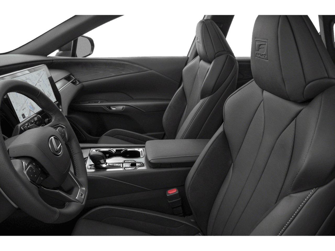 2026 Lexus RX RX 500h F SPORT Performance - Interior Driver's Side with Door Open, Front Seat Feature