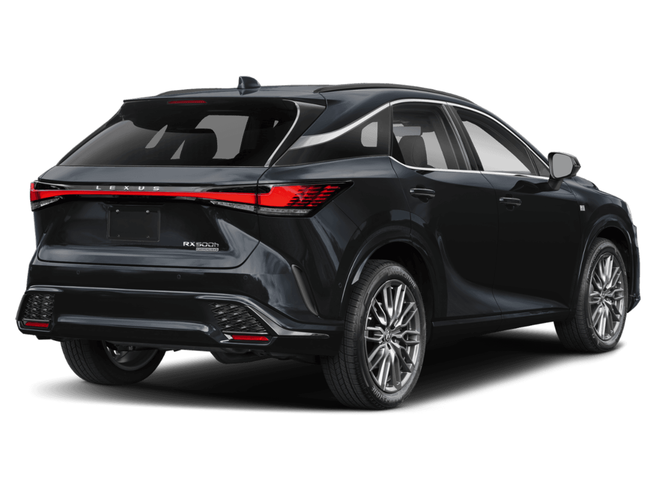2026 Lexus RX RX 500h F SPORT Performance - Rear 3/4, facing to the right