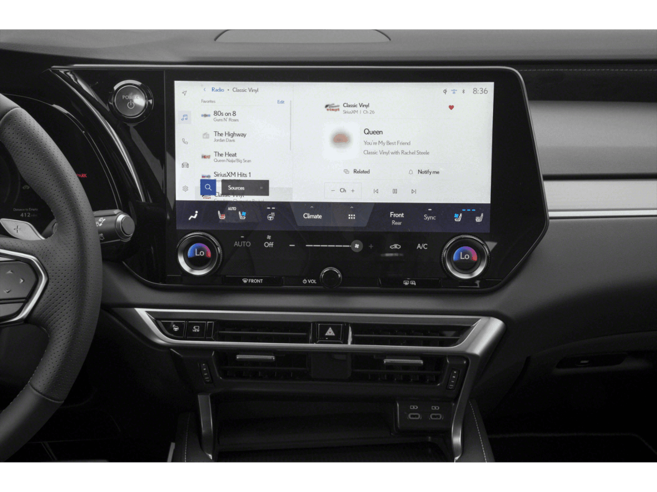 2026 Lexus RX RX 500h F SPORT Performance - Interior Stereo System