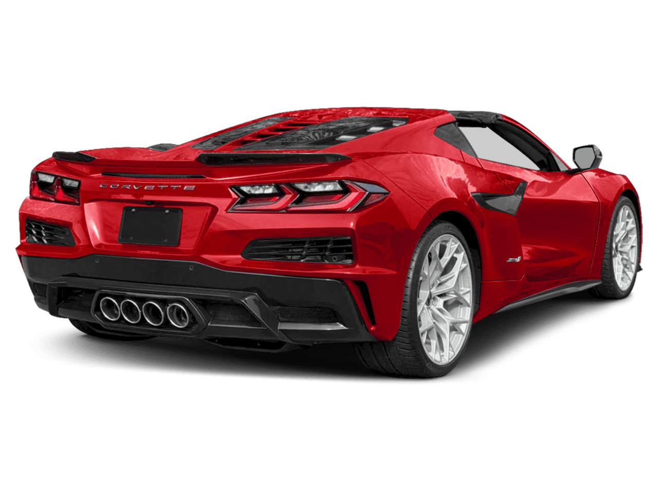 2026 Chevrolet Corvette 2dr - Rear 3/4, facing to the right