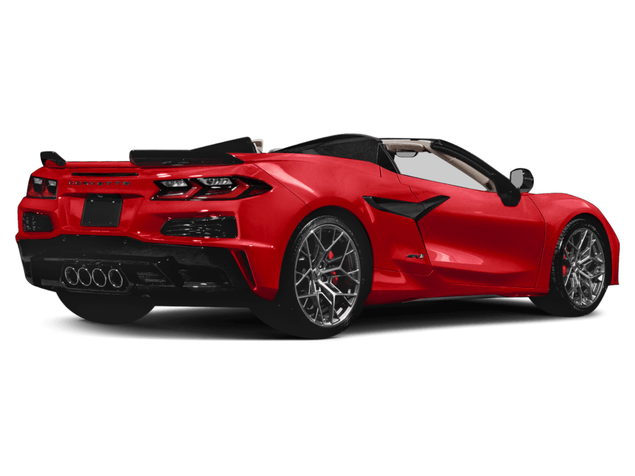 2026 Chevrolet Corvette 2dr - Rear 3/4, facing to the right