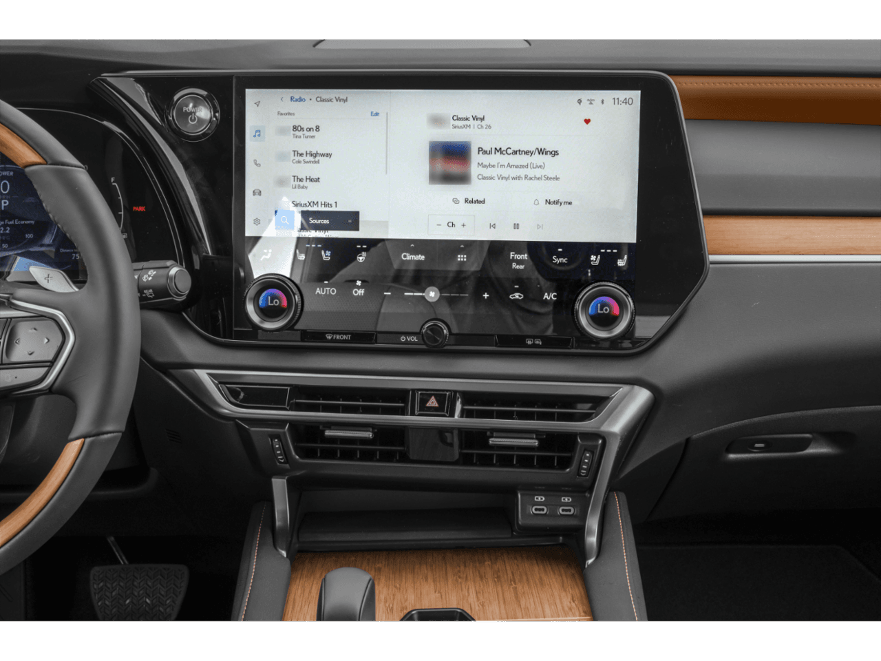 2026 Lexus RX RX 350h Premium - Interior Stereo System