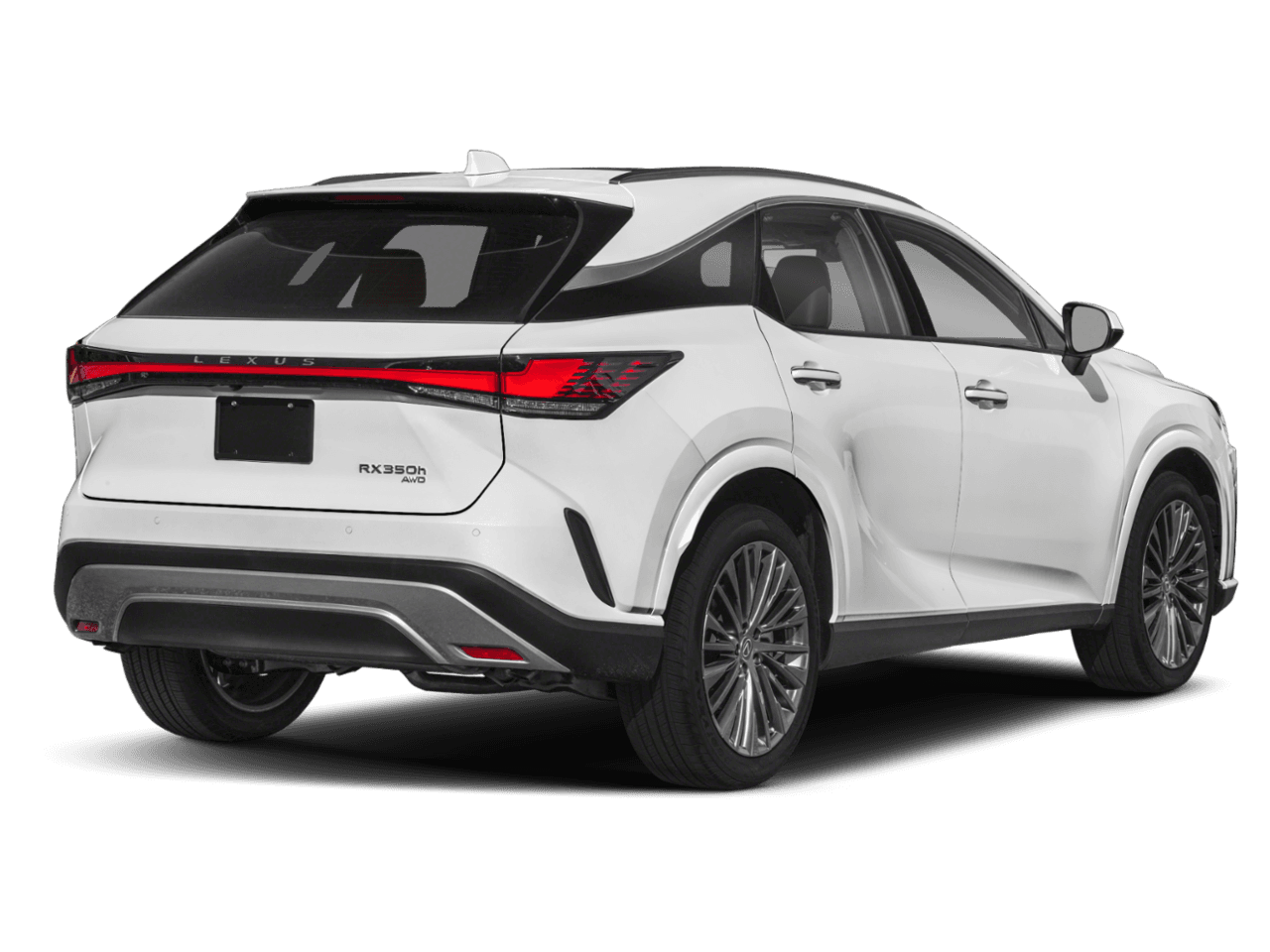 2026 Lexus RX RX 350h Luxury - Rear 3/4, facing to the right