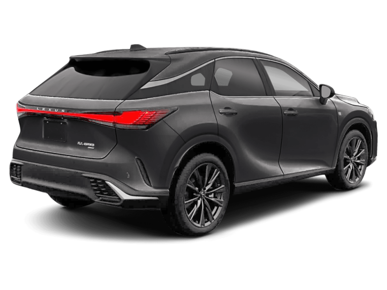 2026 Lexus RX RX 350h F SPORT Design - Rear 3/4, facing to the right