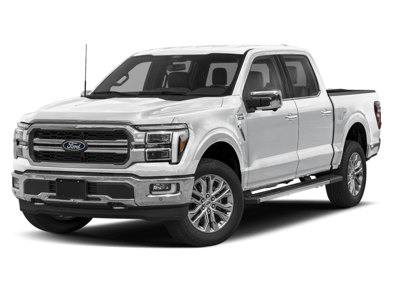 2025 Ford F-150 LARIAT - Front 3/4, facing to the left