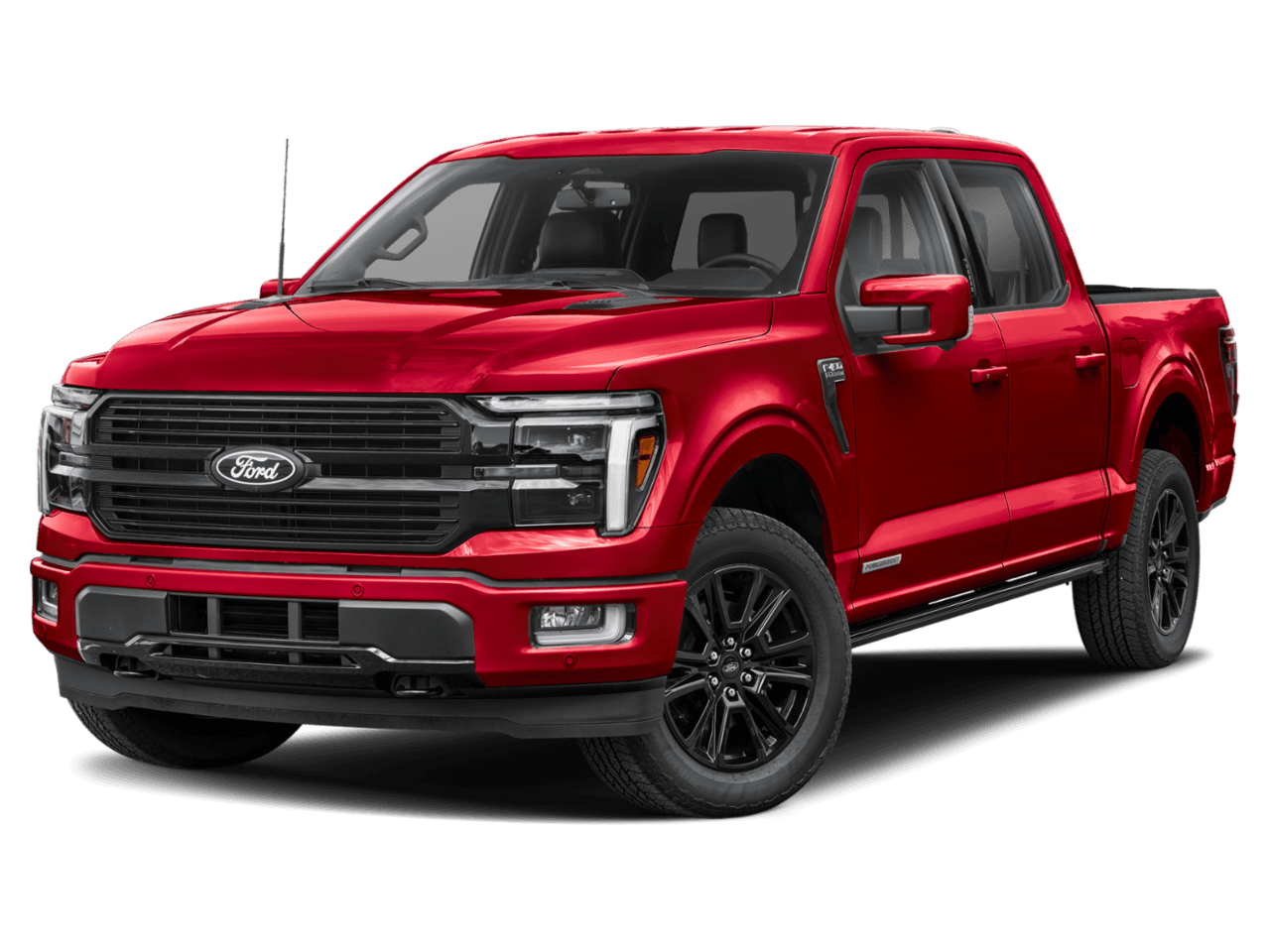 2025 Ford F-150 Platinum - Front 3/4, facing to the left