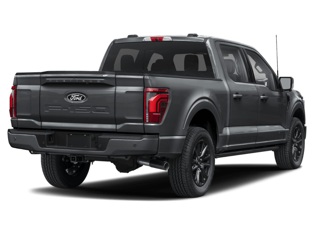 2025 Ford F-150 Platinum - Rear 3/4, facing to the right