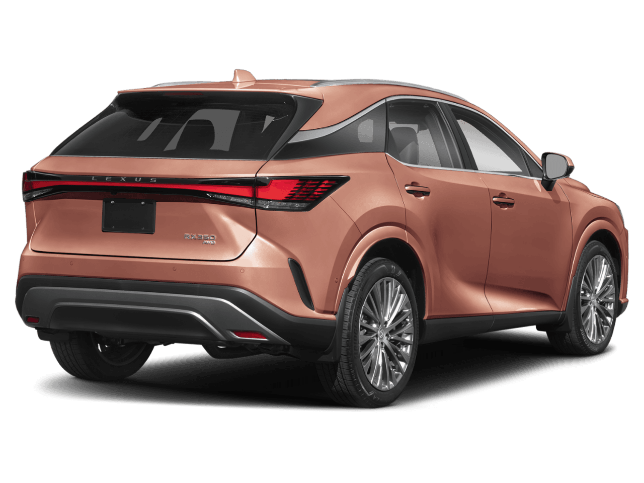 2026 Lexus RX RX - Rear 3/4, facing to the right