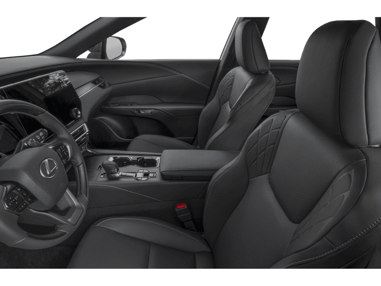 2026 Lexus RX RX 350 F SPORT Design - Interior Driver's Side with Door Open, Front Seat Feature