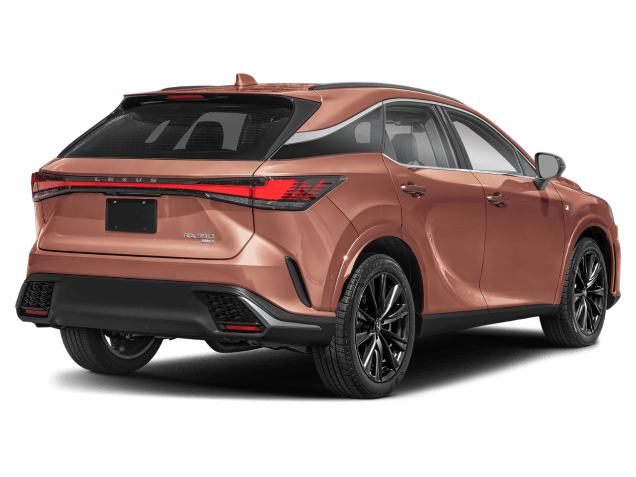 2026 Lexus RX RX - Rear 3/4, facing to the right