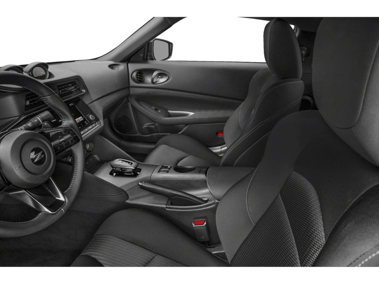 2026 Nissan Z Sport - Interior Driver's Side with Door Open, Front Seat Feature