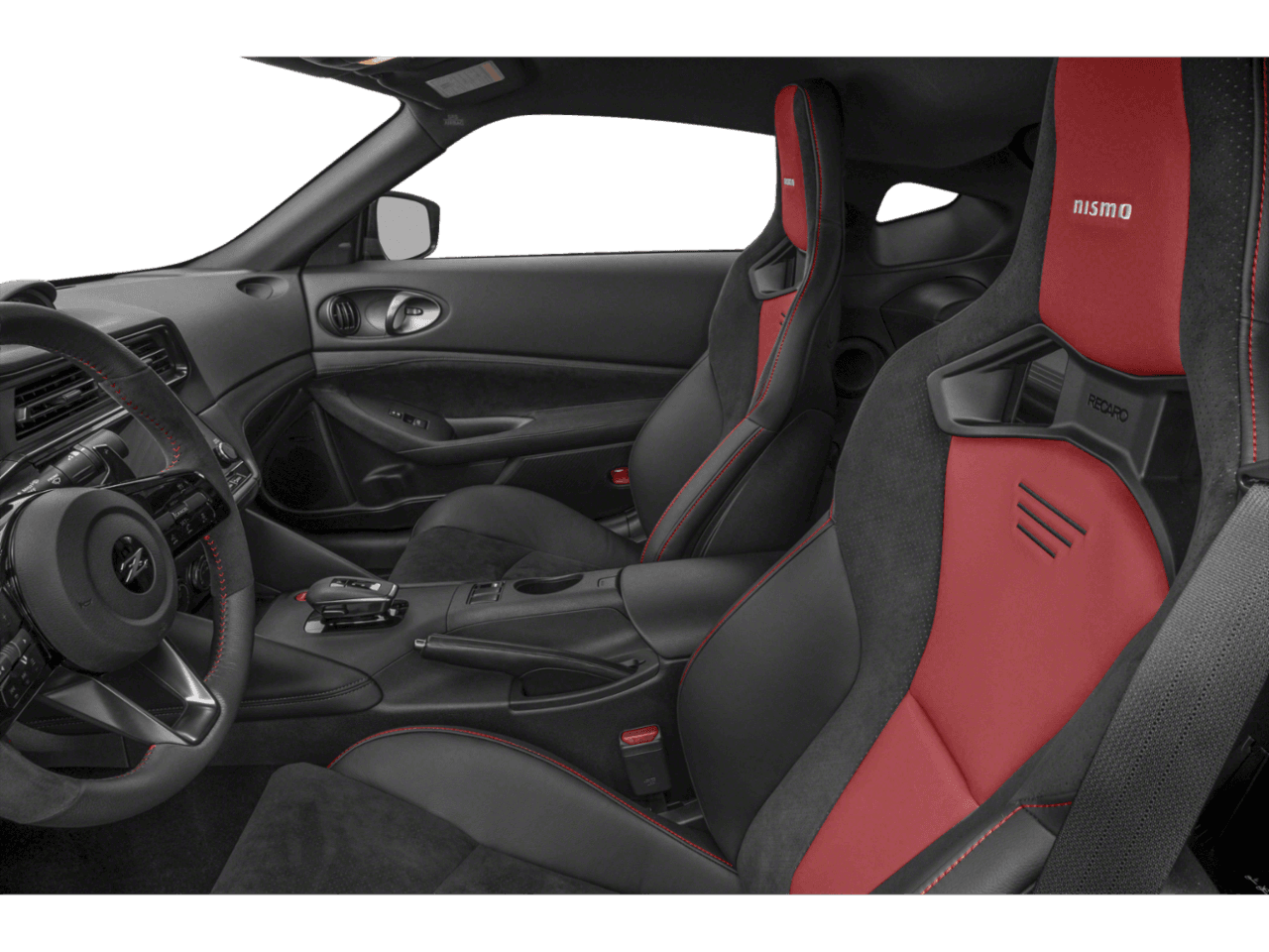 2026 Nissan Z NISMO - Interior Driver's Side with Door Open, Front Seat Feature