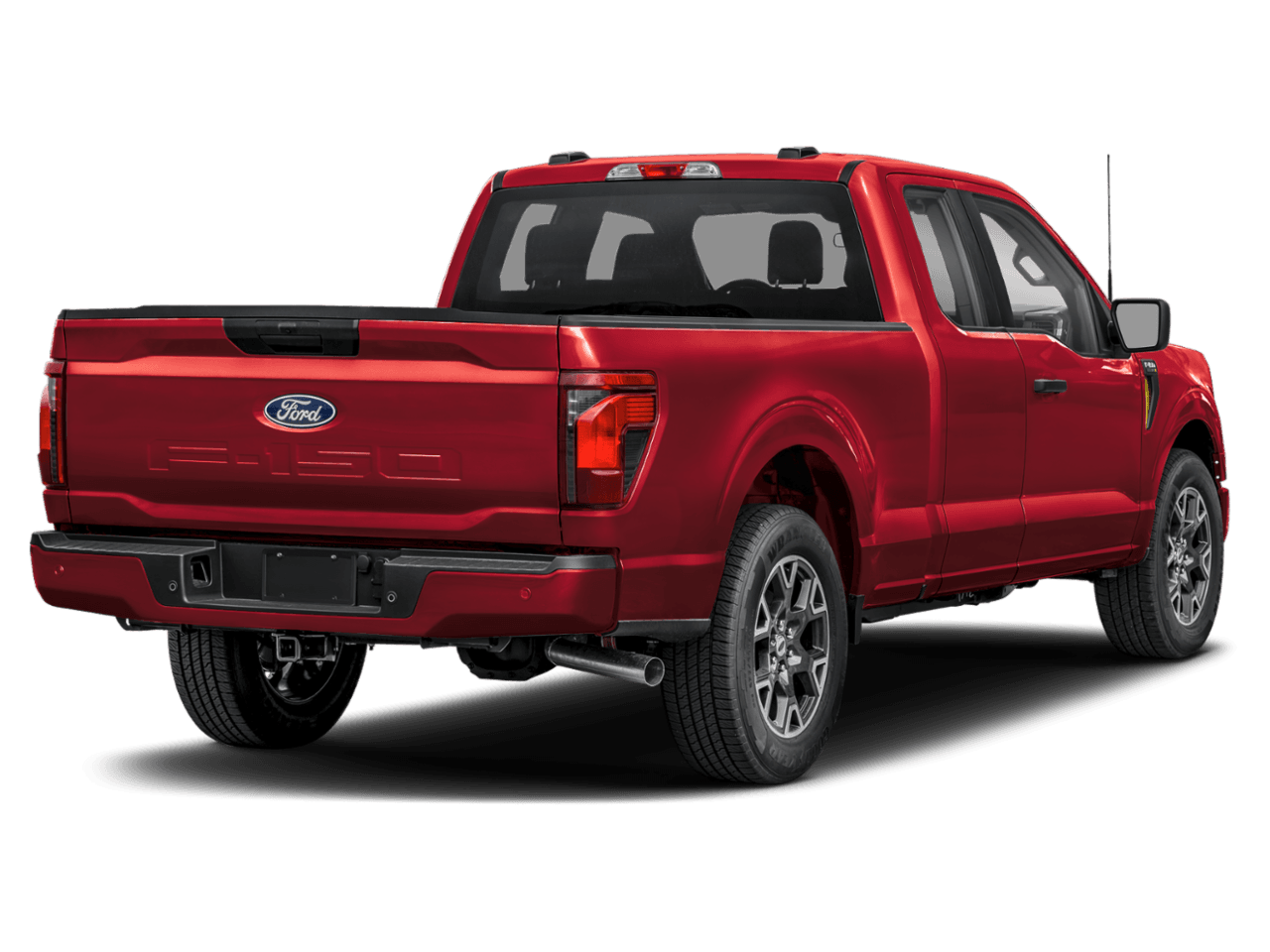 2026 Ford F-150 STX - Rear 3/4, facing to the right