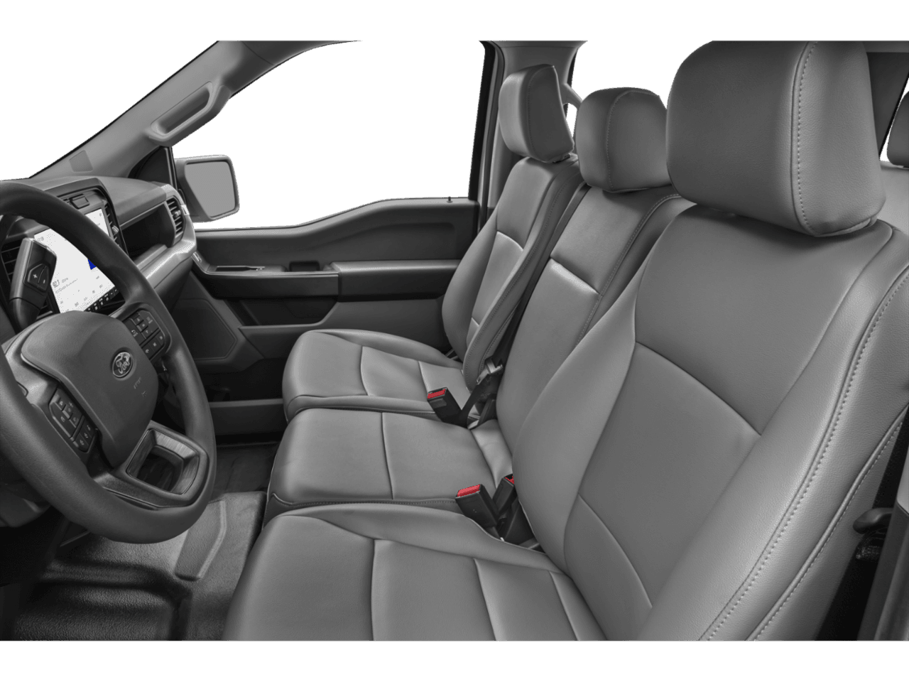 2026 Ford F-150 XL - Interior Driver's Side with Door Open, Front Seat Feature