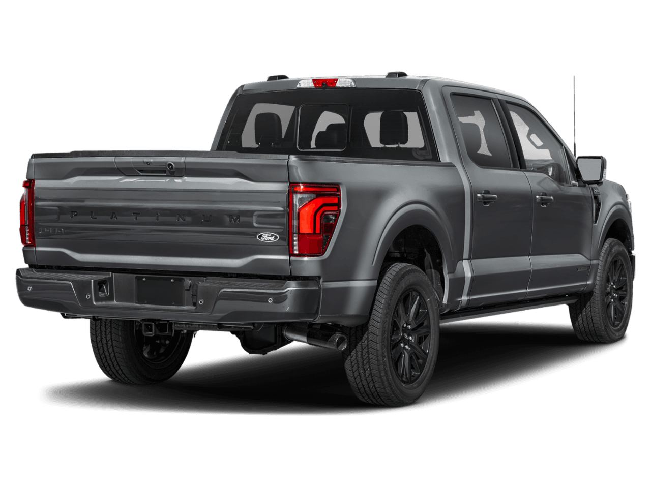 2026 Ford F-150 Platinum - Rear 3/4, facing to the right