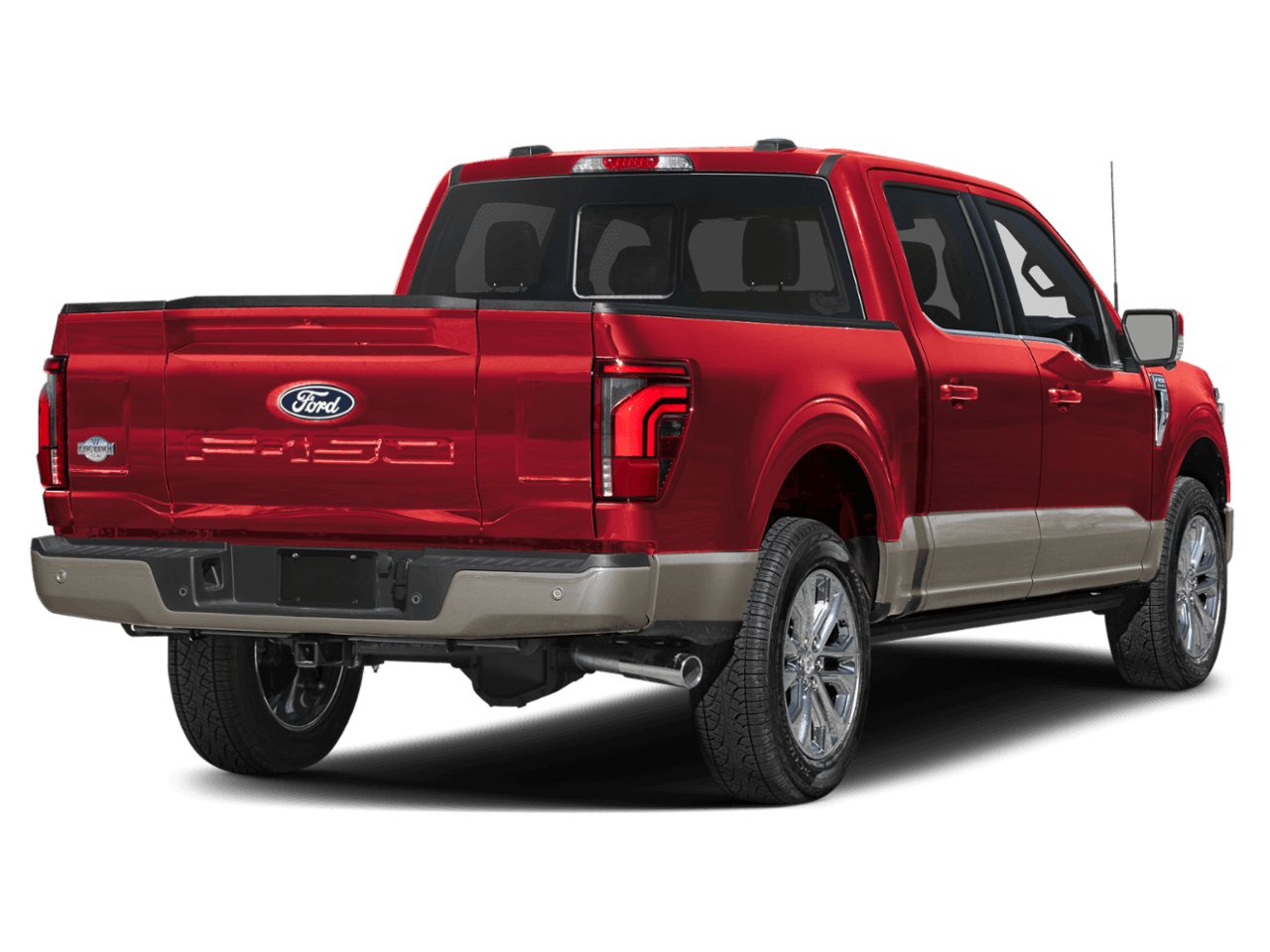 2026 Ford F-150 King - Rear 3/4, facing to the right