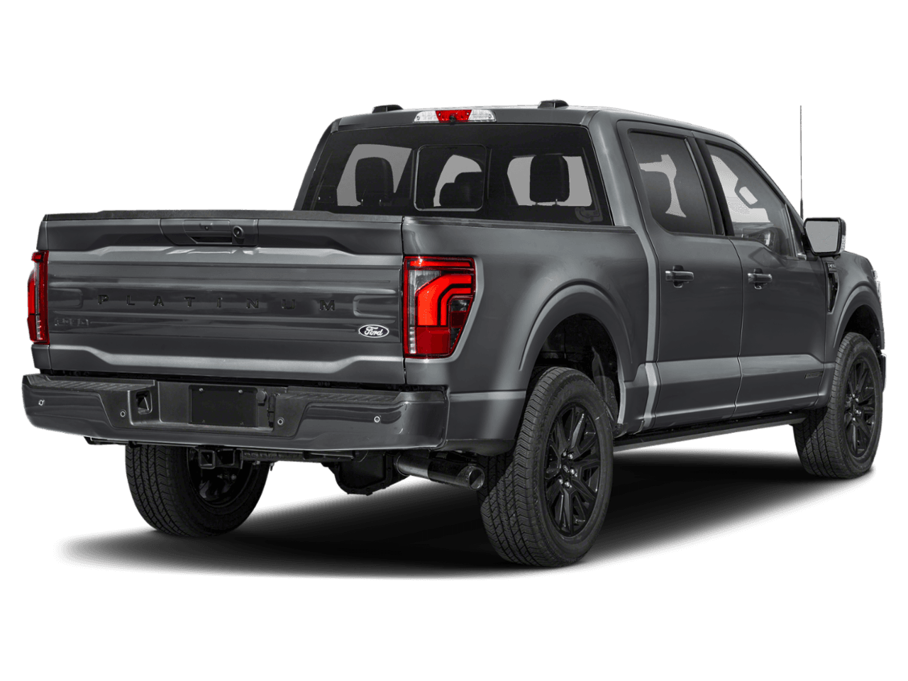 2026 Ford F-150 Platinum - Rear 3/4, facing to the right