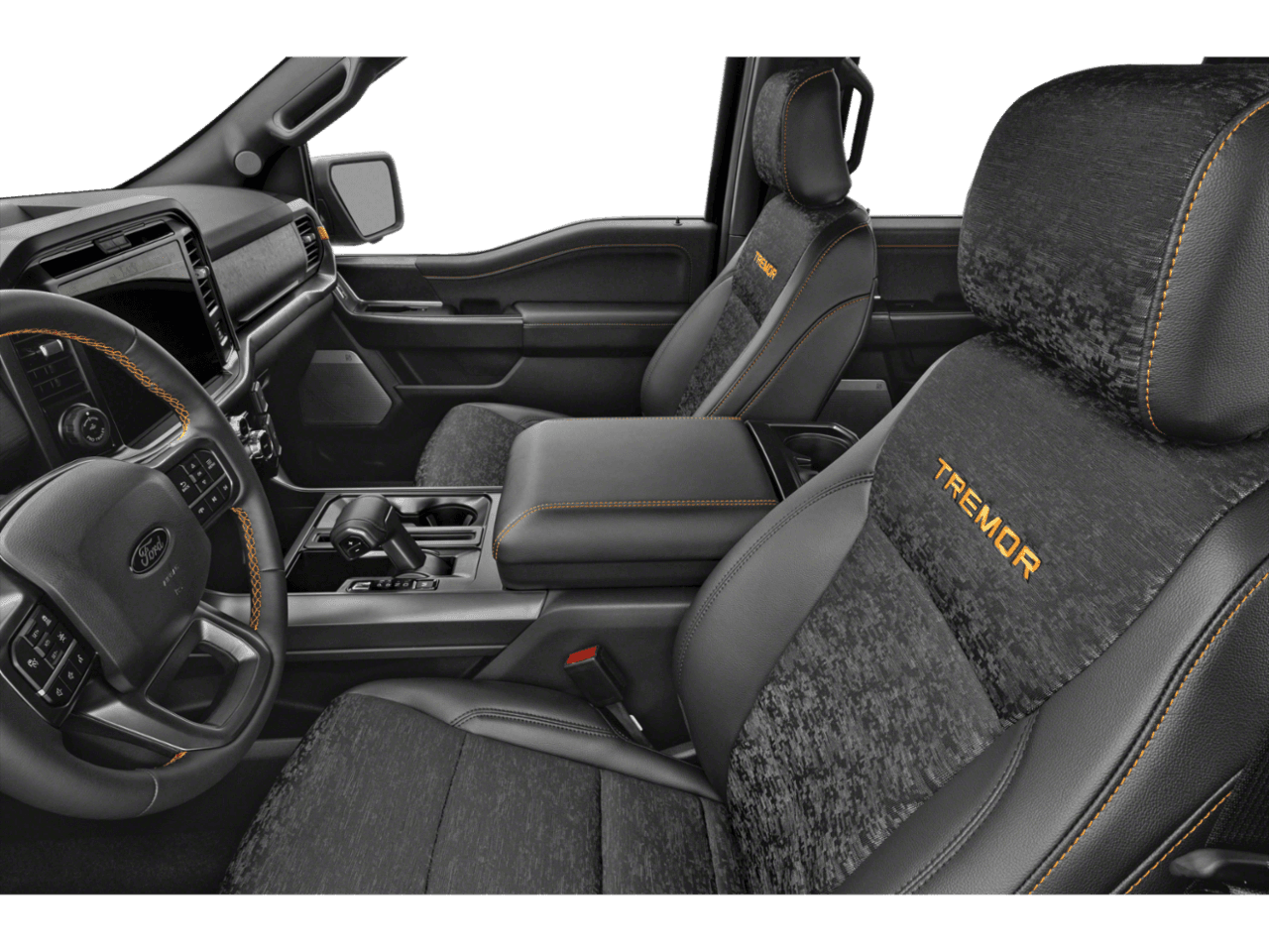 2026 Ford F-150 Tremor - Interior Driver's Side with Door Open, Front Seat Feature