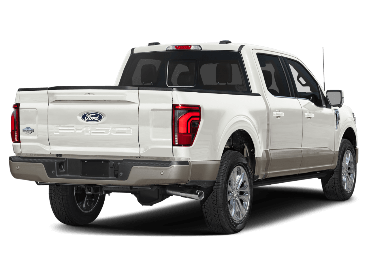 2026 Ford F-150 King - Rear 3/4, facing to the right