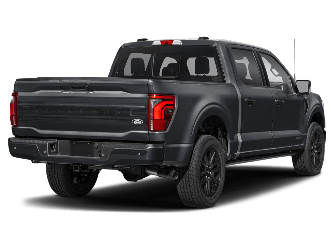 2026 Ford F-150 Platinum - Rear 3/4, facing to the right