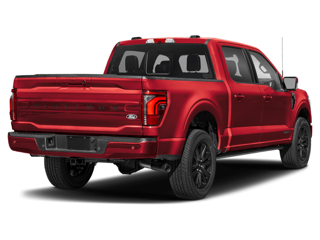 2026 Ford F-150 Platinum - Rear 3/4, facing to the right