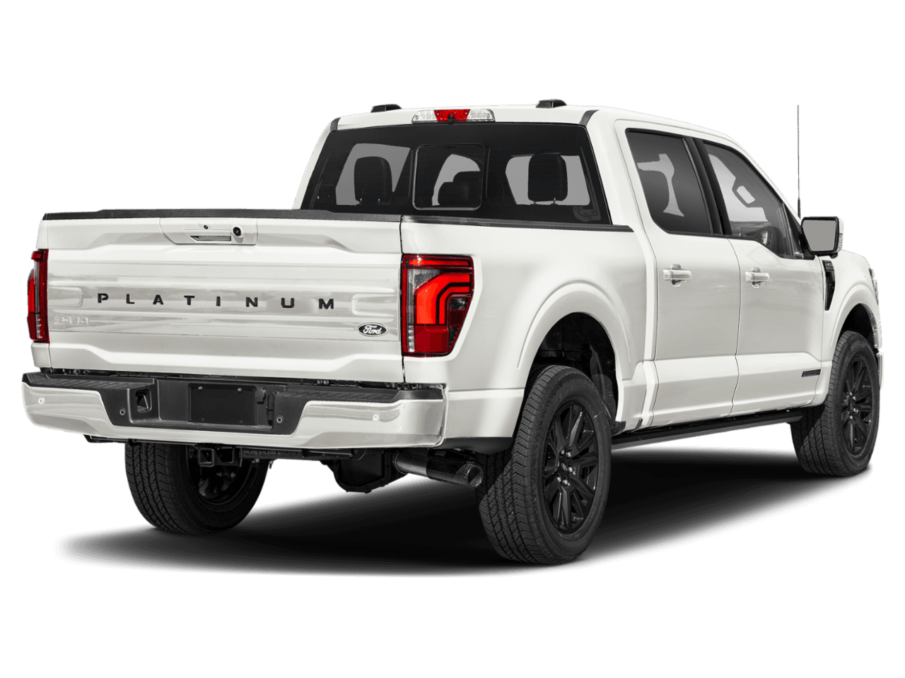 2026 Ford F-150 Platinum - Rear 3/4, facing to the right