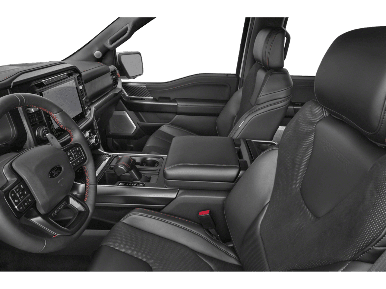2026 Ford F-150 Raptor - Interior Driver's Side with Door Open, Front Seat Feature