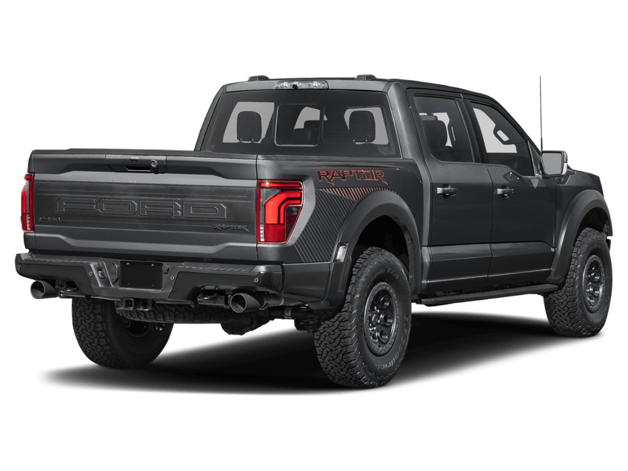 2026 Ford F-150 Raptor - Rear 3/4, facing to the right